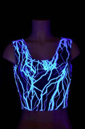 Blue Lightning Crop Tank - 2