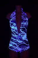 Blue Lightning Josie Romper - Coquetry Clothing