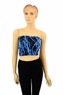 Blue Lightning Tube Top - Coquetry Clothing