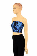 Blue Lightning Tube Top - Coquetry Clothing