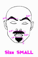 Blue "Rugged" Facial Fashion Kit - Coquetry Clothing