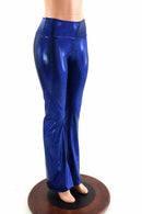 Blue Sparkly Jewel Boot Cut Leggings - Coquetry Clothing