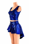 Blue Sparkly Jewel Fabric - 7