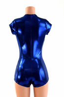 Blue Sparkly Jewel Romper - Coquetry Clothing