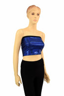 Blue Sparkly Jewel Tube Top - Coquetry Clothing