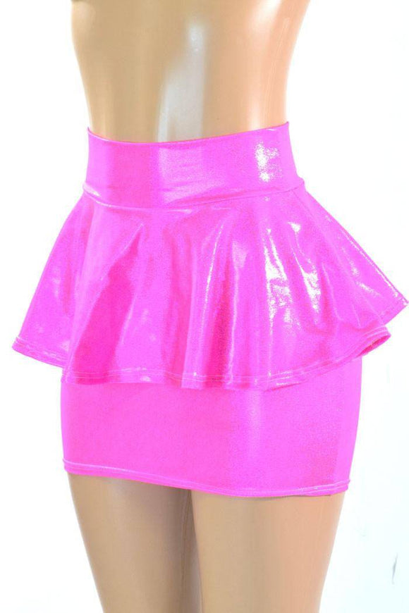 Bodycon Peplum Skirt - Choose Color - Coquetry Clothing