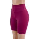 Bordeaux Zen High Waist Bike Shorts READY to SHIP - 2