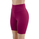 Bordeaux Zen High Waist Bike Shorts READY to SHIP - 2