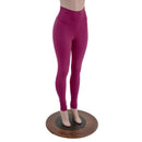 Bordeaux Zen High Waist Leggings - Coquetry Clothing
