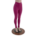 Bordeaux Zen High Waist Leggings READY to SHIP - 4