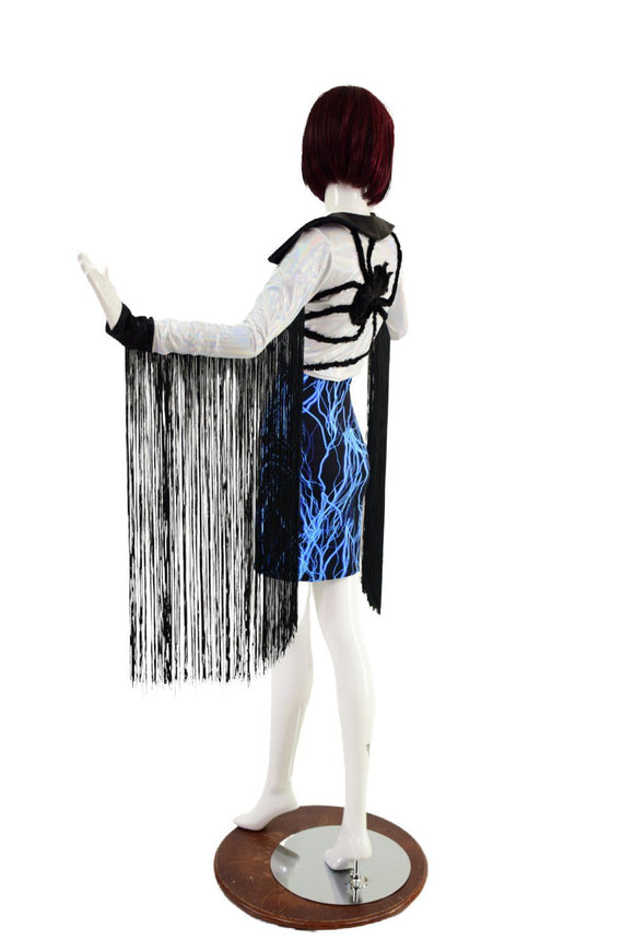 Boris the Spider Tie Front Crop Jacket - Coquetry Clothing