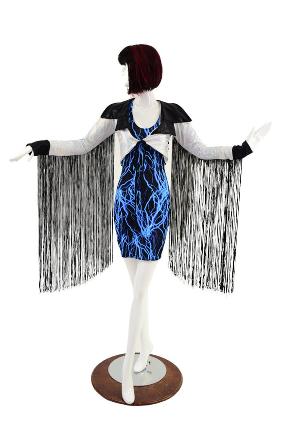 Boris the Spider Tie Front Crop Jacket - Coquetry Clothing