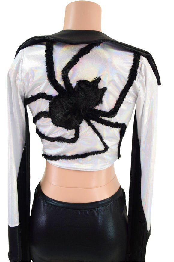 Boris the Spider Tie Front Crop Jacket - Coquetry Clothing