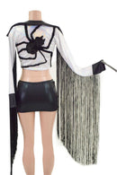 Boris the Spider Tie Front Crop Jacket - Coquetry Clothing