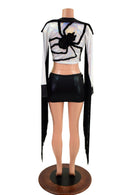 Boris the Spider Tie Front Crop Jacket - Coquetry Clothing