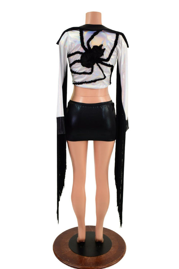 Boris the Spider Tie Front Crop Jacket - Coquetry Clothing