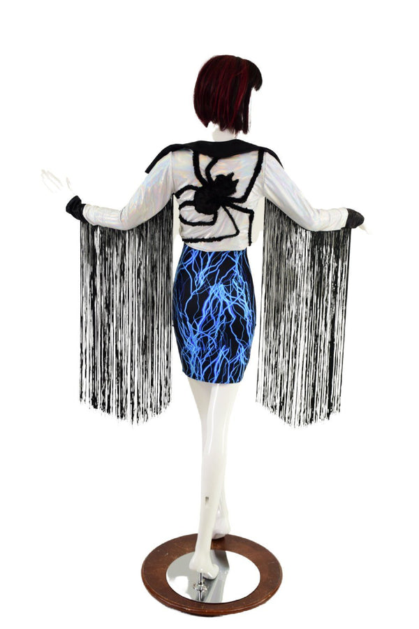 Boris the Spider Tie Front Crop Jacket - 1