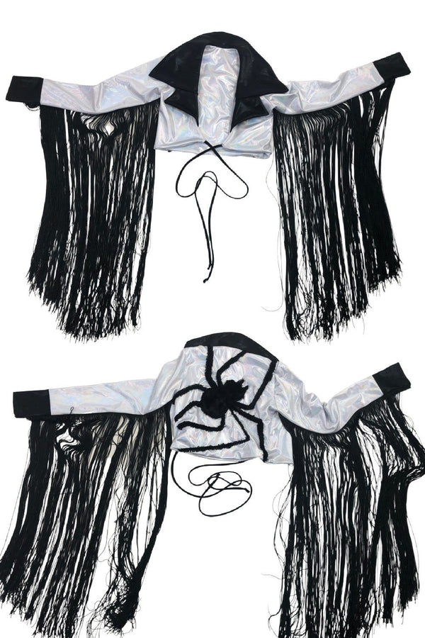 Boris the Spider Tie Front Crop Jacket - 5