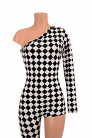Bowie Inspired Diamond Catsuit - Coquetry Clothing