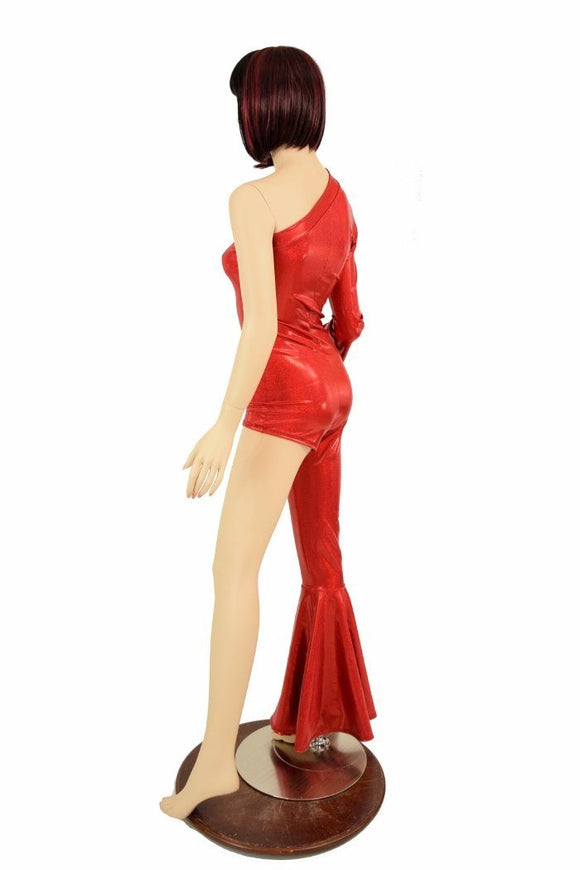 Bowie Inspired Red Catsuit - Coquetry Clothing