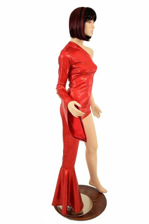 Bowie Inspired Red Catsuit - Coquetry Clothing