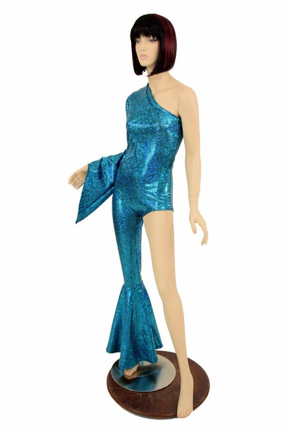 Bowie Inspired Turquoise Catsuit - Coquetry Clothing