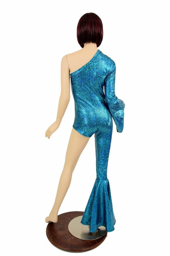 Bowie Inspired Turquoise Catsuit - Coquetry Clothing