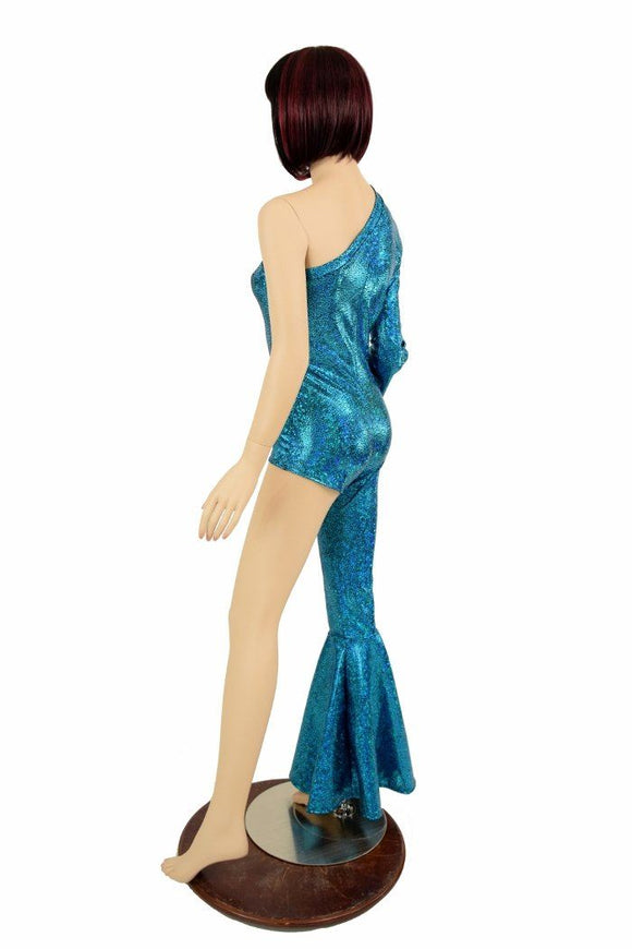 Bowie Inspired Turquoise Catsuit - Coquetry Clothing