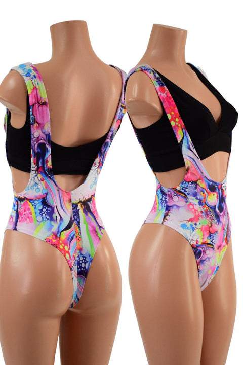 Brazilian Back Suspender Romper in Dreamscape (top sold separately) - Coquetry Clothing