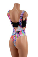 Brazilian Back Suspender Romper in Dreamscape (top sold separately) - Coquetry Clothing