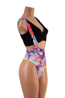 Brazilian Back Suspender Romper in Dreamscape (top sold separately) - Coquetry Clothing