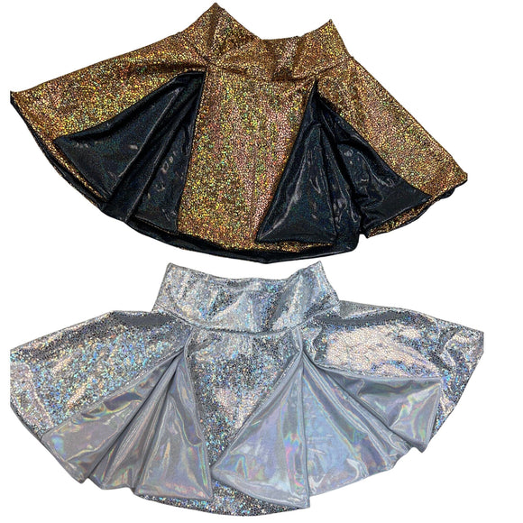 Build Your Own 15" Flip Skirt with Double Front Slits - Coquetry Clothing