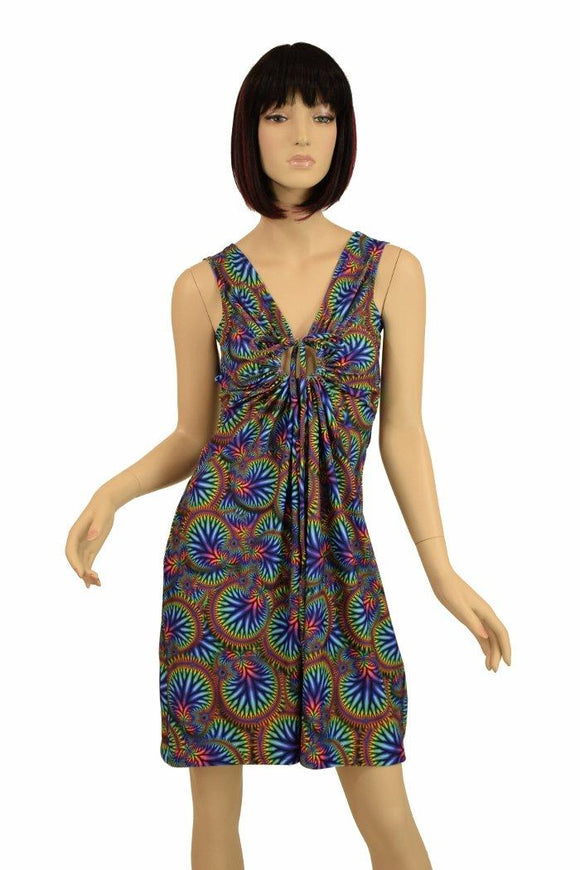 Build Your Own A - Line Drawstring Keyhole Dress - Coquetry Clothing