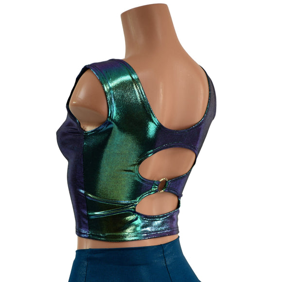Build Your Own Cutout O - Ring Crop Tank - Coquetry Clothing