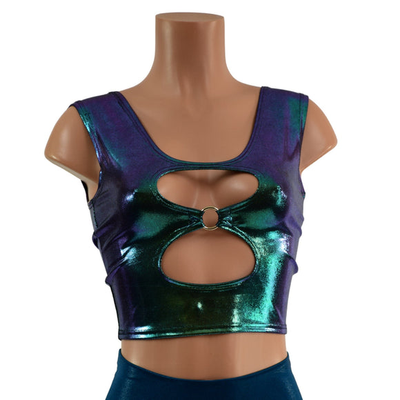 Build Your Own Cutout O - Ring Crop Tank - Coquetry Clothing