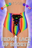 Build Your Own Front Lace Up Siren Shorts - 1