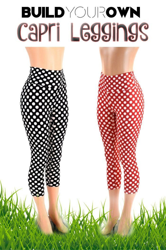 Build Your Own High Waist Capri Leggings - Coquetry Clothing