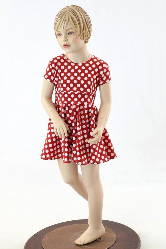 Build Your Own Kid's Cap Sleeve Skater Dress - Coquetry Clothing