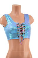 Build Your Own Lace Up 6" Mini Crop Tank - Coquetry Clothing