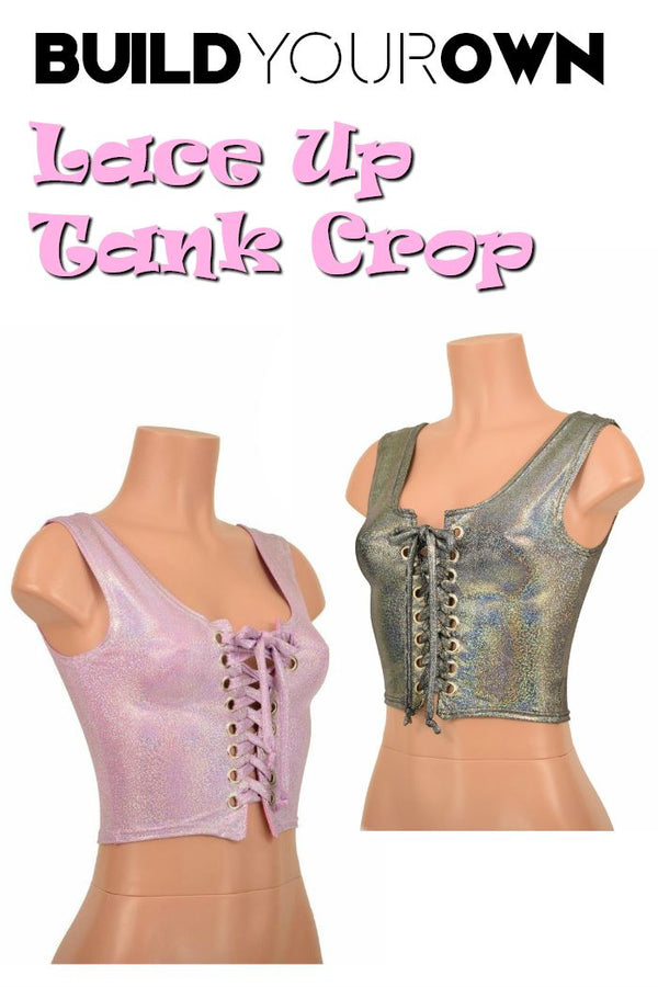 Build Your Own Lace Up Crop Tank - 1
