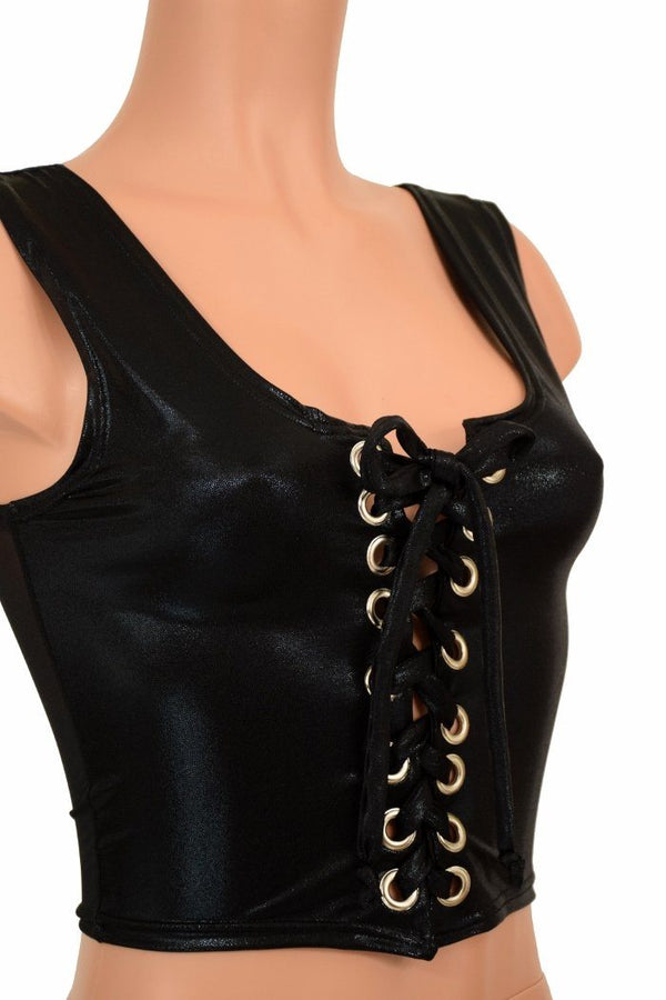 Build Your Own Lace Up Crop Tank - 13