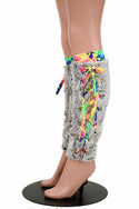 Build Your Own Lace Up Minky Leg Warmers - 6