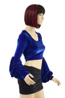 Build Your Own Lantern Sleeve Crop Top - Coquetry Clothing