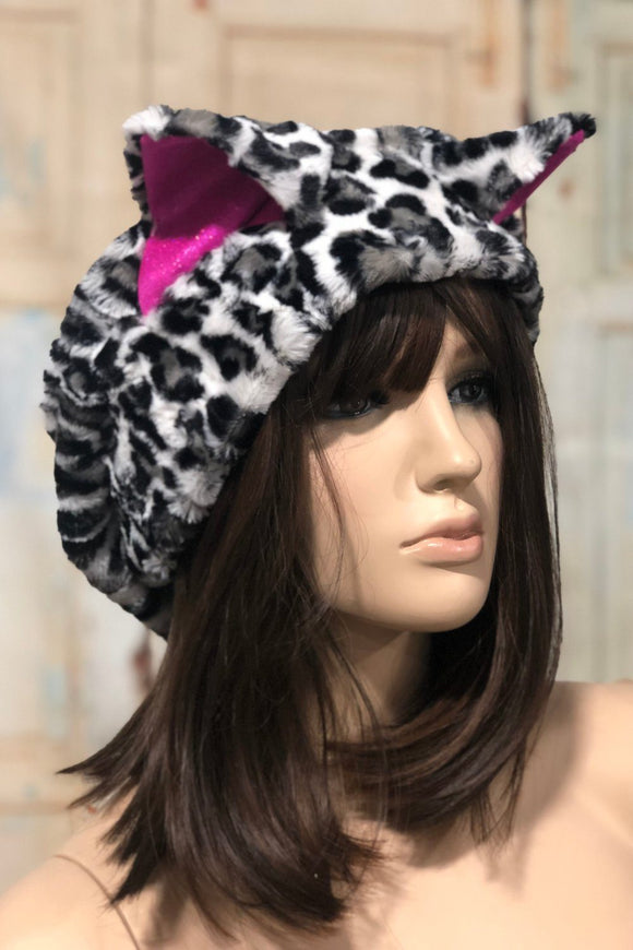 Build Your Own Minky Beanie with Kitty Ears - Coquetry Clothing