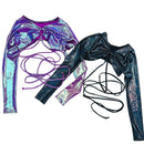 Build Your Own O - ring Front Bolero with Removable Body Wrap Tie - Coquetry Clothing