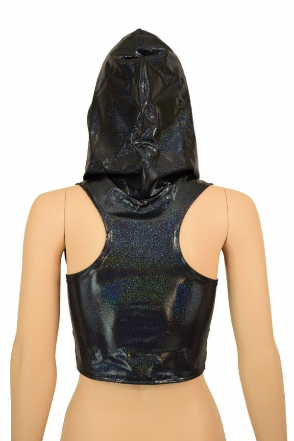 Build Your Own Racerback Hoodie Crop Top - 2