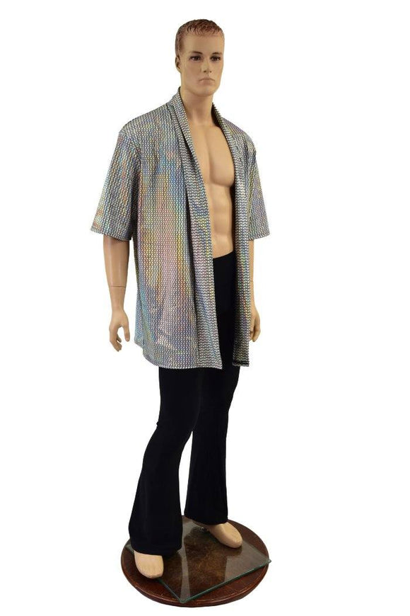 Build Your Own Unisex Open Front Nomad Shirt with Robe Collar - Coquetry Clothing
