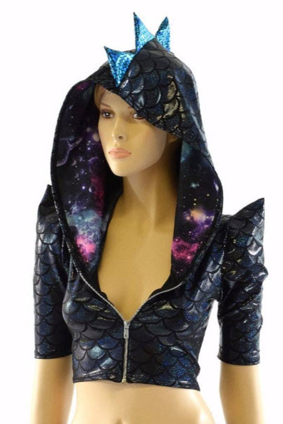 Build Your Own Zip - Up Dragon Crop - Coquetry Clothing