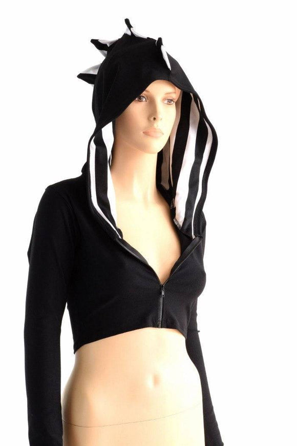 Build Your Own Zip - Up Dragon Crop - Coquetry Clothing