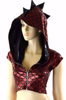 Build Your Own Zip - Up Dragon Crop - Coquetry Clothing